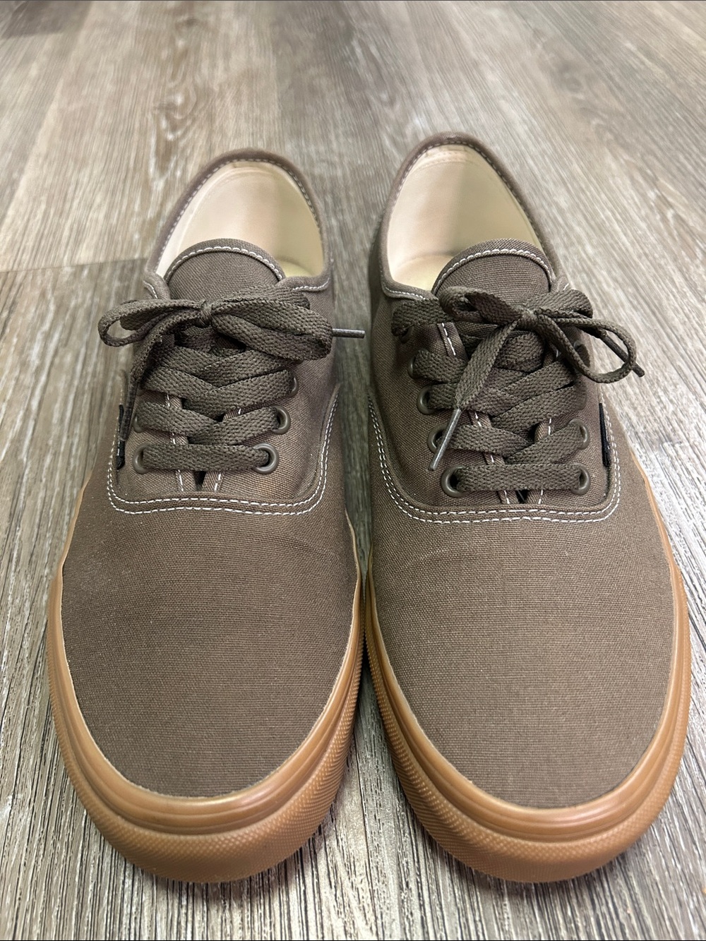 Vans Classic Canvas Lows with Gum Sole